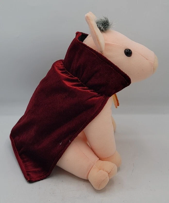 BABE & FRIENDS 10” BEBÉ Peluche Animal con Capa de Terciopelo Drácula, Juguete Funciona Foto 4 de 4