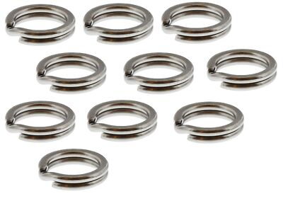 Westin Splitring Black Nickel - 10 Sprengringe, Splitring, Raubfischzubehör Ring