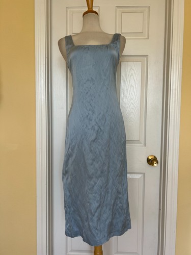 ZARA blue crinkle dress size S