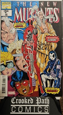 New Mutant Facsimile Edition #98 MARVEL 2019 NM Signed By Fabian Nicieza w/COA