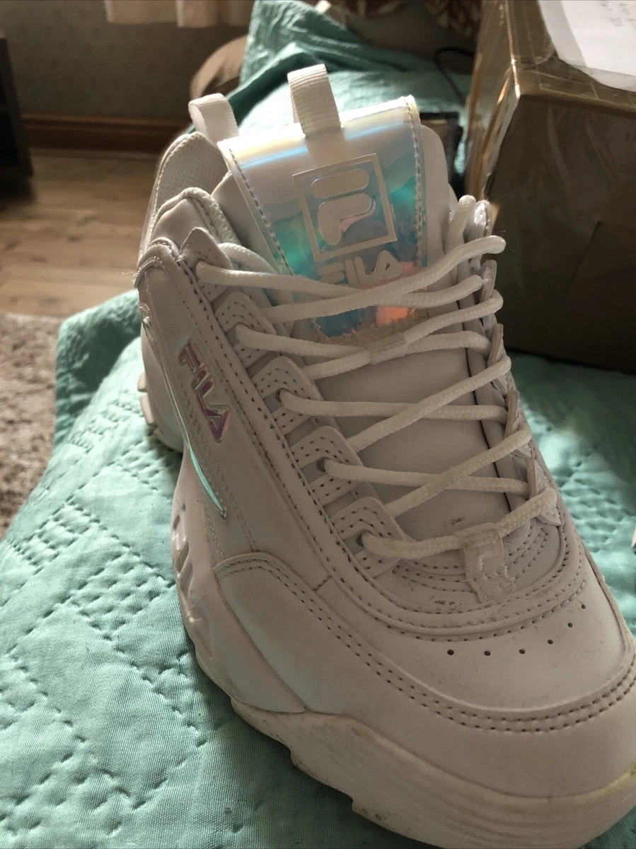 Fila disruptor white and brown cheap