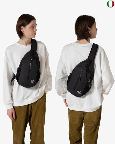 Waterfly Zaino Monospalla Sling Bag: Sportivo Borsello Monospalla Zaini Petto - Foto 9 di 9