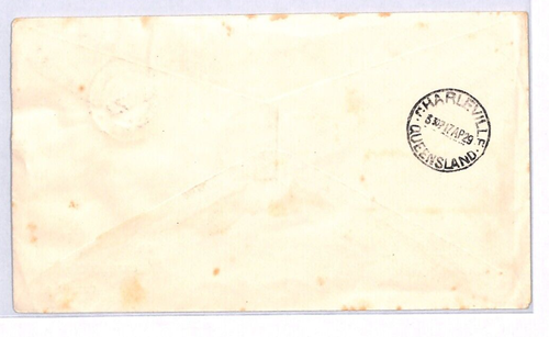 AUSTRALIA Air Mail Pilot Signed FIRST FLIGHT Charleville Brisbane 1929 YM238 - Picture 2 of 10