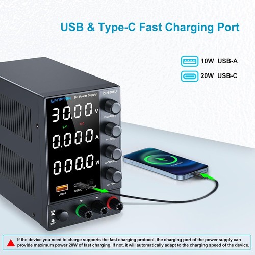 0~30V 5A Adjustable Variable Lab DC Power Supply Regulator Precision Voltage - Picture 5 of 9