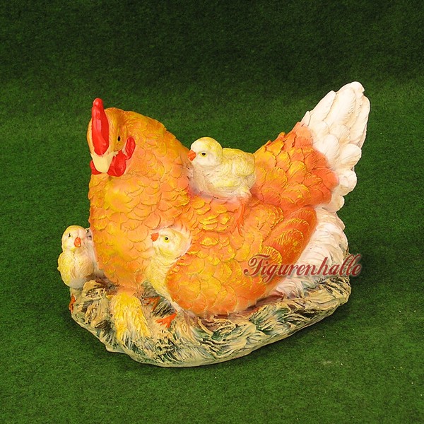 Huhn KüKen Figur Statue Skulptur Deko Dekoration Gartenfigur Figur Ostern Tier-image