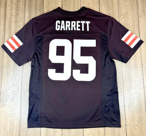Myles Garrett #95 Cleveland Browns NFL Team Apparel Youth Jersey - Size YM 10/12