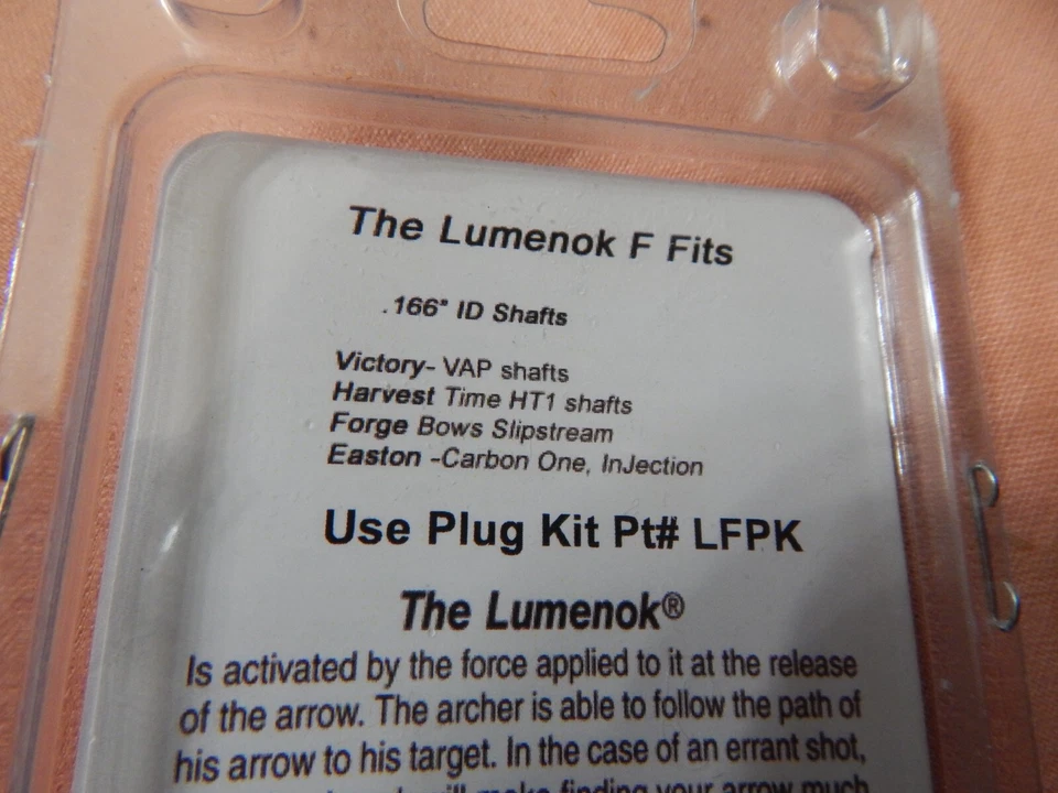 NEW Burt Coyote Lumenok Lighted F Nocks: 3pk: Pink F3P: Fits .166" ID Shafts - Image 4 of 4