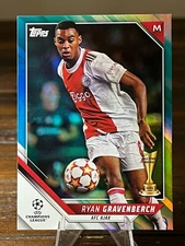 2022 Topps Chrome #199 Ryan Gravenberch 266/299 AFC Ajax