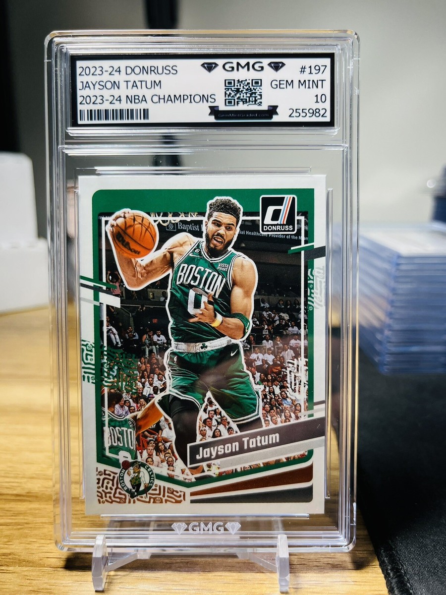 2023-24 Donruss Jayson Tatum NBA Champions GMG Graded 10 Gem