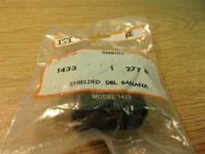 NEW ITT Pomona 1433 Shielded Double Banana Plug  *FREE SHIPPING*