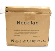 Hanging Neck Fan Digital Display Power Ventilador Bladeless Fan White Color