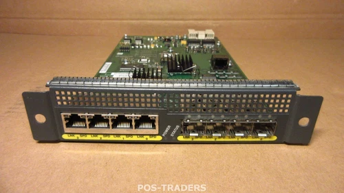 Cisco SSM-4GE-INC ASA 4 Port SFP Security Module PULLED FROM CISCO ASA5550 V02