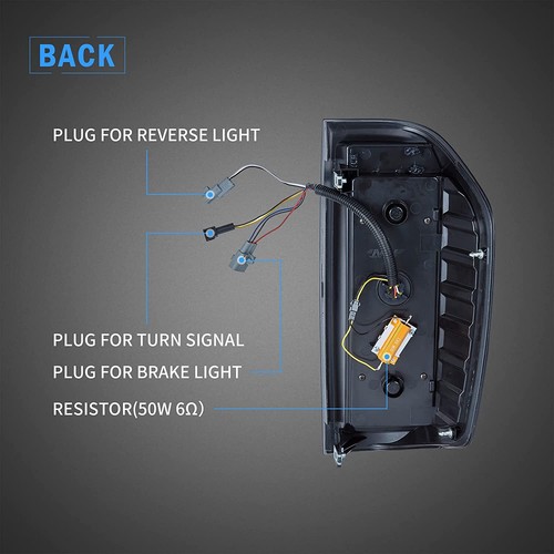 4PCS LED Headlights&Smoked Tail Lights For 2014-2021 Toyota Tundra Sequential - Bild 17 von 20