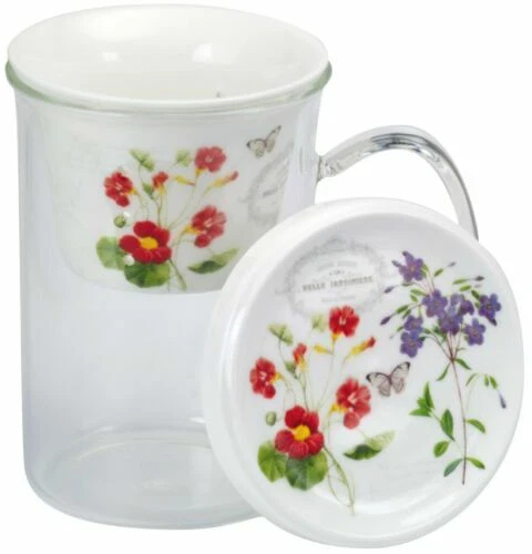 Teetassen aus Porzellan Sieb