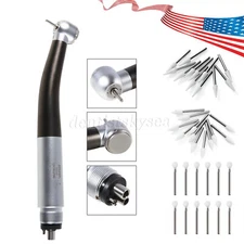NSK Style High Speed Handpiece Turbine 4 Water spray 4H/ 12Pcs Polishing Burs FG