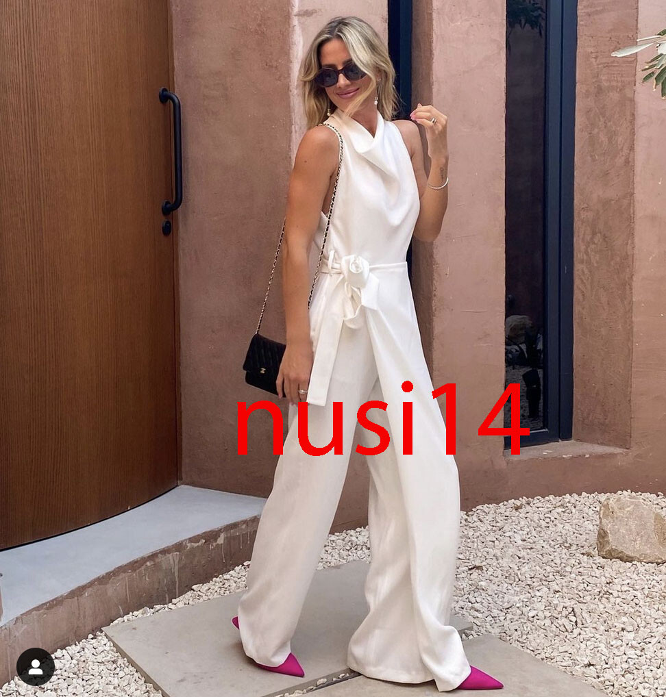 ZARA NEW WOMAN LONG WRAP JUMPSUIT ECRU XS-XL 4043/055 | eBay