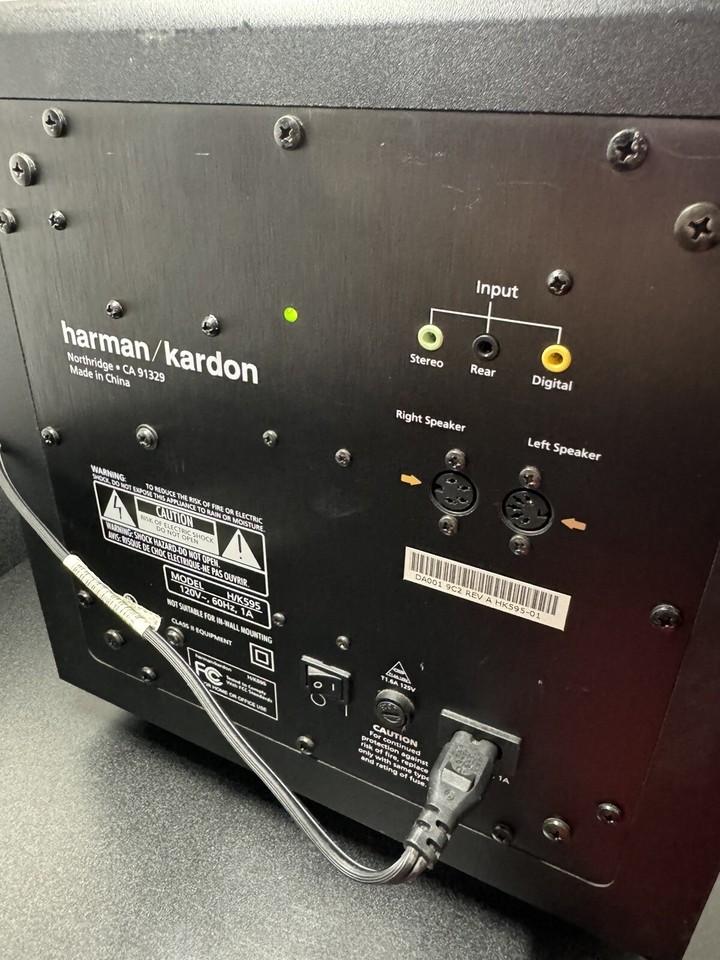 Harman Kardon HK595 H/K595 Active Powered Subwoofer Only eBay