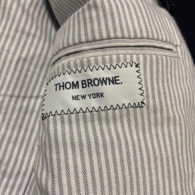 Rare Thom Browne P Coat Size 1 Navy w/Tag | eBay