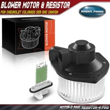 New Front HVAC Blower Motor & Resistor Kit for Chevrolet Colorado SSR GMC Canyon