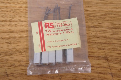 7 W/17 W Resistencias Wirewound - VARIAS - PAQUETE DE 4 y 5 - NUEVO - Loc: RB-01-01 - Imagen 3 de 81