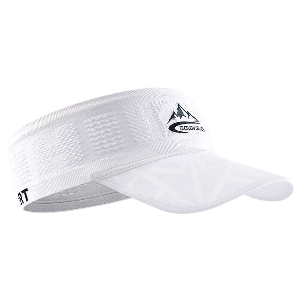 Polyester Anti-UV Hat Breathable Unisex Sun Hat for Outdoor Sport (White) - Picture 4 of 7