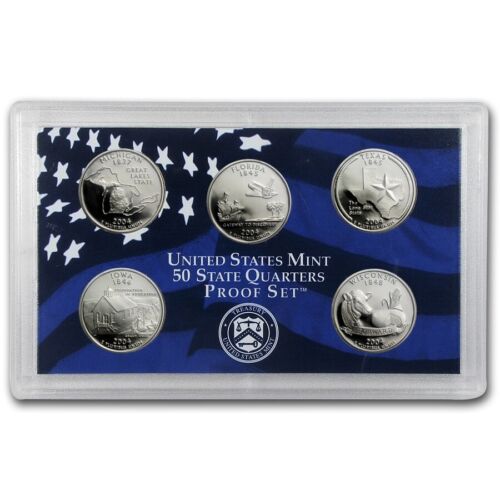 2004 S U.S. Mint Proof Set: Complete 11-Coin Set, with Box and COA - Free Ship - Picture 3 of 3