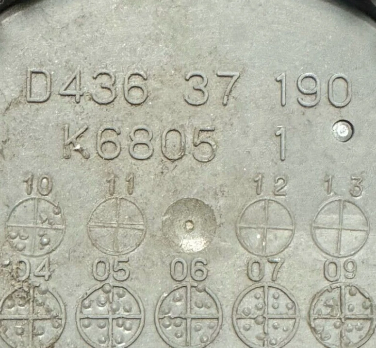 2011 2012 2013 2014 Mazda 2 OEM Wheel Center Hub Cap #64939 D436-37-190 Foto 4 de 4