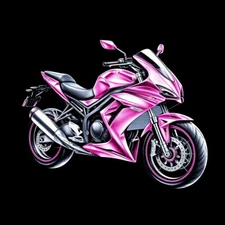 Digital picture Art Drawing  Motor Bike of PNG printable file