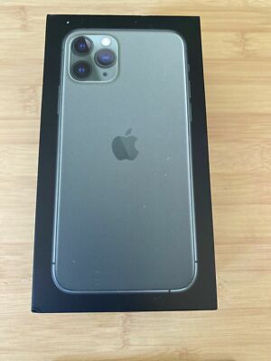 Retail Box Apple Iphone 11 Pro Max 64gb Midnight Green No Device Ebay