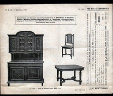 PARIS (XI°) MEUBLES , LIT & SOMMIERS Metalliques "F.G. GENIN" Tract en 1924