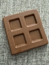 Pretend Play Kitchen Food 1 Piece of Chocolate Play Unbranded