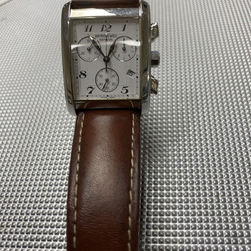 Raymond Weil Don Giovanni 4873 White Arabic Chronograph 4873-STC-05309 Leather - Picture 3 of 6