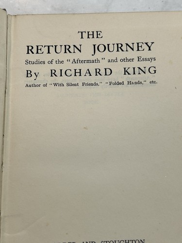 Richard King - The Return Journey - Great Britain Printing - Picture 5 of 10