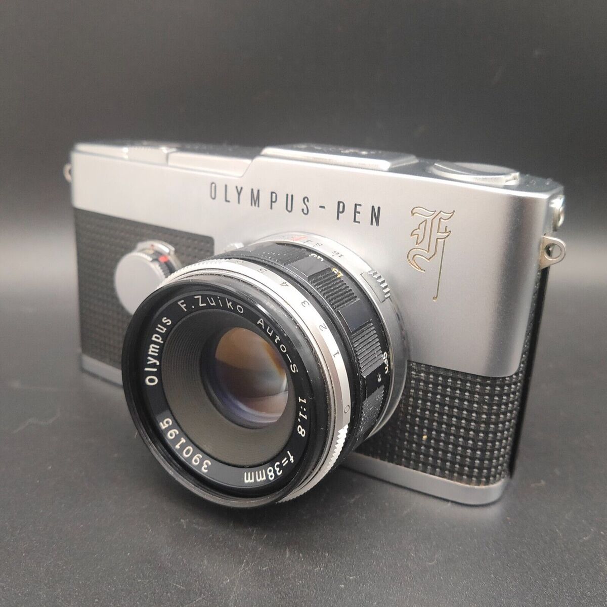 Olympus Pen F 35mm Half Frame Film Camera w/ F.Zuiko Auto-S 38mm F1.8 Lens  JAPAN