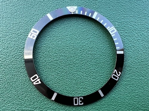 Genuine Rolex Submariner Date 16610 16610T 16800 168000 Black Bezel Insert #5221