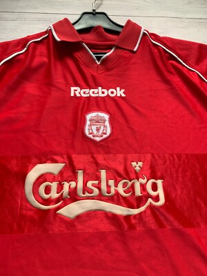 Liverpool 2000 - 2002 Home football shirt jersey Reebok size