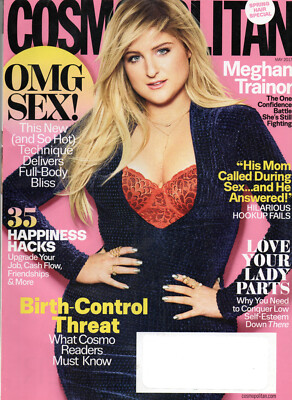 COSMOPOLITAN May 2017 Meghan Trainor Zac Efron Grace Mahary Beauty Awards Issue