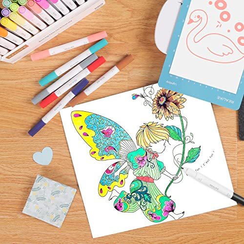 REALIKE Ensemble de stylos à double pointe pour Cricut Joy Fine Point
