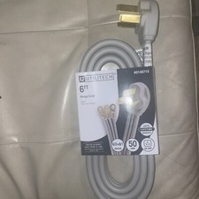 Utilitech 50A 3 Prong 6 Foot Appliance Range Power Cord