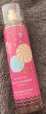 NEW BATH & BODY WORKS FRUITY SHERBET SCOOP FINE FRAGRANCE MIST-8 FL OZ