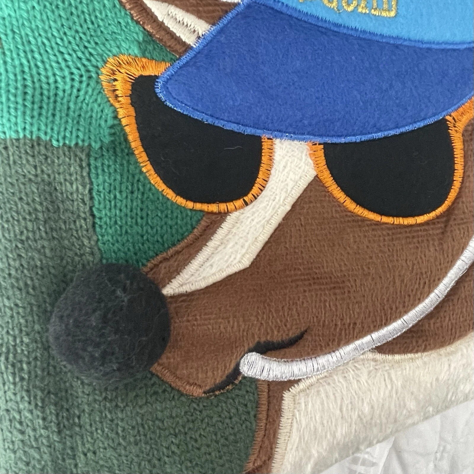 Blizzard Bay Sweater Mens XL Green Camo Brewdolph Beer Ugly Christmas Drinking