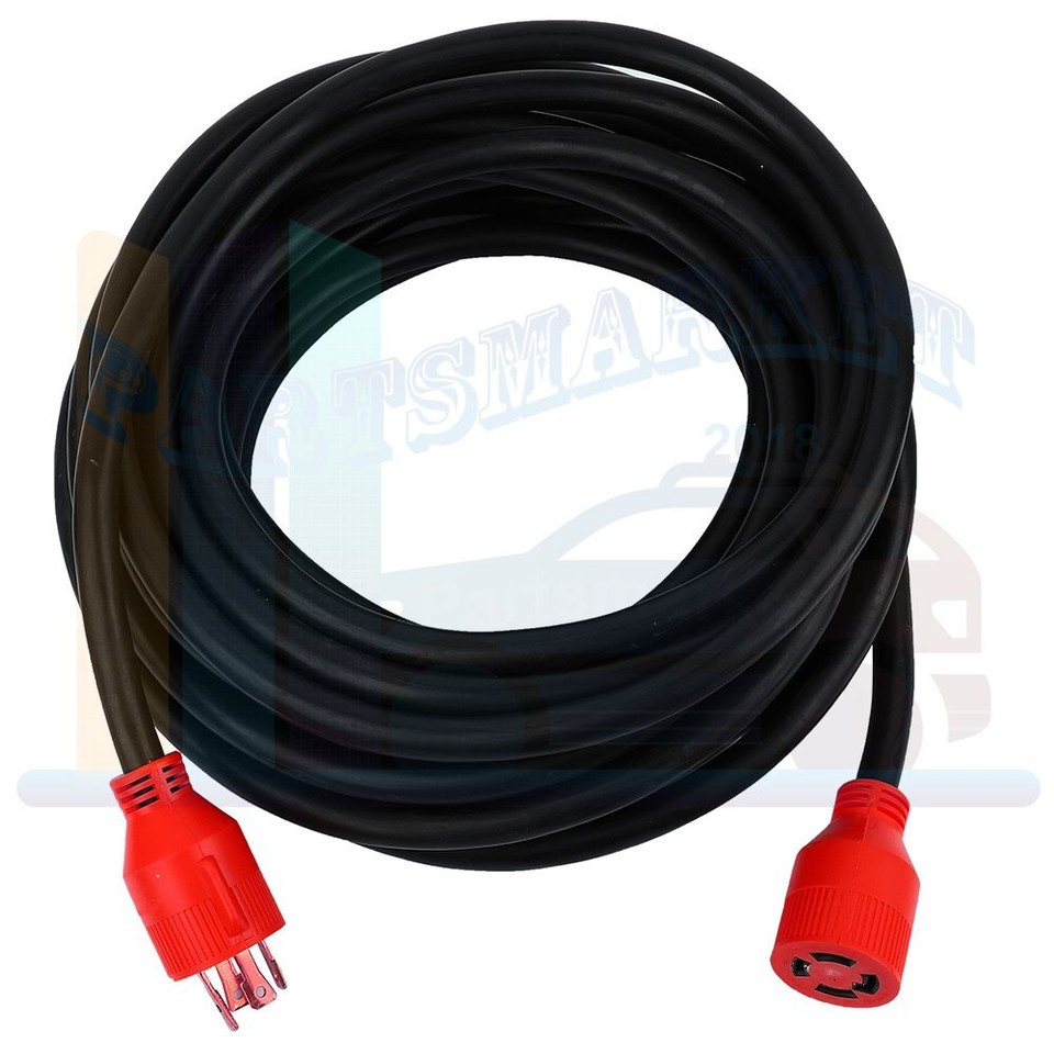 Generator Extension Cords Power Cable SJTW 10AWG 4 Prong Heavy Duty 30