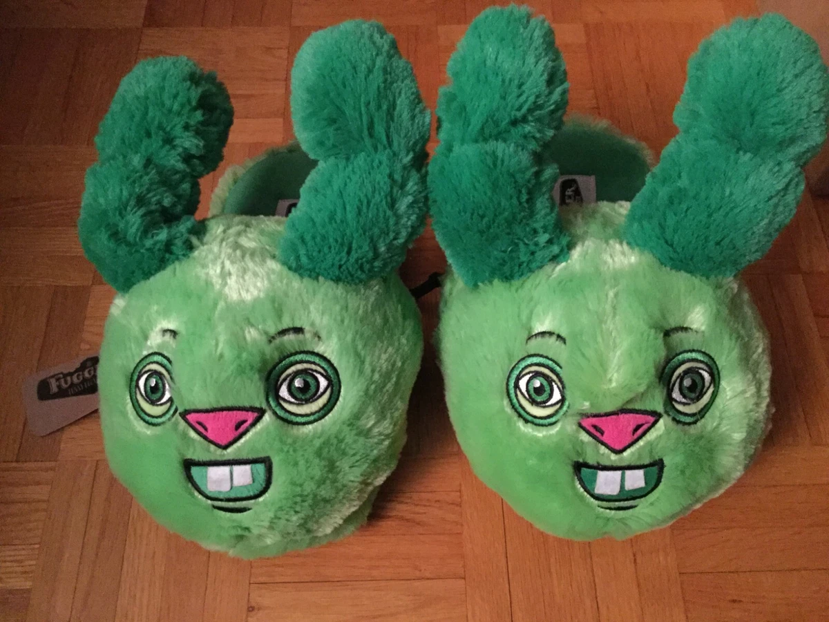 Fuggler Funny Ugly Monster Green Rabbit Slippers |