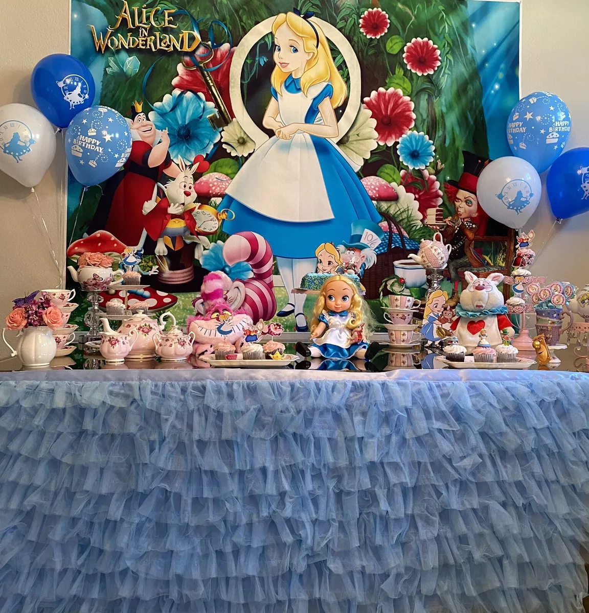 Alice In Wonderland Party Cutouts (12/Package)