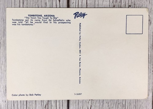 Postal de colección Tombstone Arizona City Skyline vista aérea 1968 AZ - Imagen 4 de 4