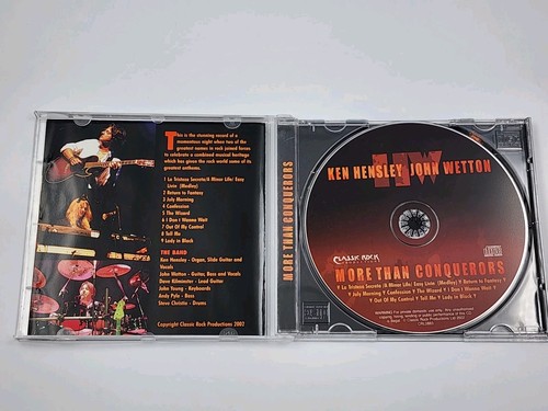 2002 Ken Hensley John Wetton (King Crimson,Asia) More Than Conquerors CD RARE!! - Picture 3 of 12
