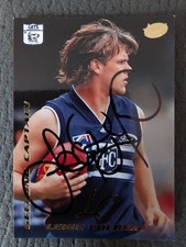 Leigh Colbert Hand Signed 1999 AFL Select Captain Card Geelong Cats