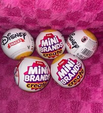 Zuru Mini Brands CREATE Disney Snacks Bundle LOT of 5 Balls