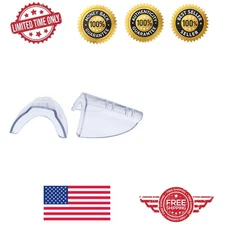 H.L. Bouton Clear Flexible Slip-On Sideshields for Safety Glasses - 100% UV P...