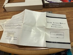 QJ video Game Action Replay SV-801 CIB complete NES Nintendo RARE nice shape